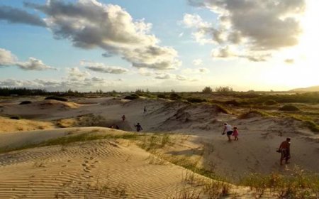 Praia do Araçá em Ilha Comprida – Dunas, Pôr do Sol e Natureza Preservada