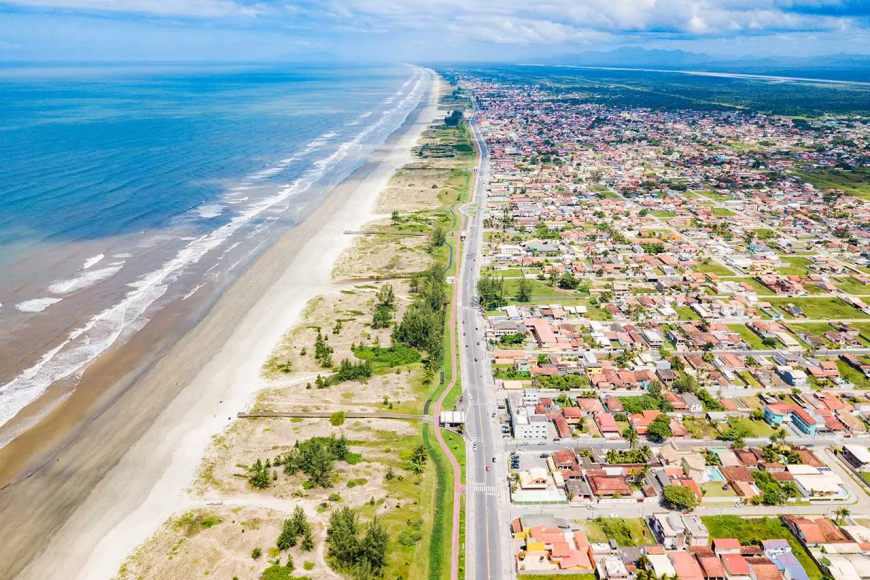 Praia do Castelo em Ilha Comprida