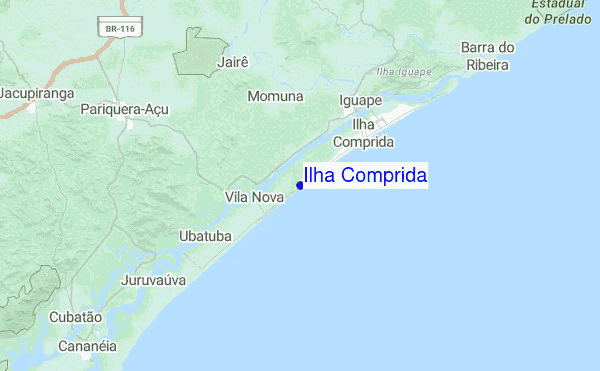  Onde fica a Ilha Comprida no mapa